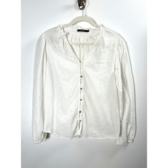 &Golf Tops - &Golf Eyelet Lace Blouse European Athletic Sportswear Preppy Classic Proper 6